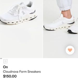 Like new - On cloudnova tennis shoes 8.5